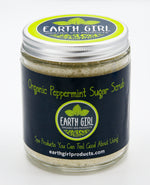 Organic Peppermint Sugar Scrub --- A Zesty Start to the day!