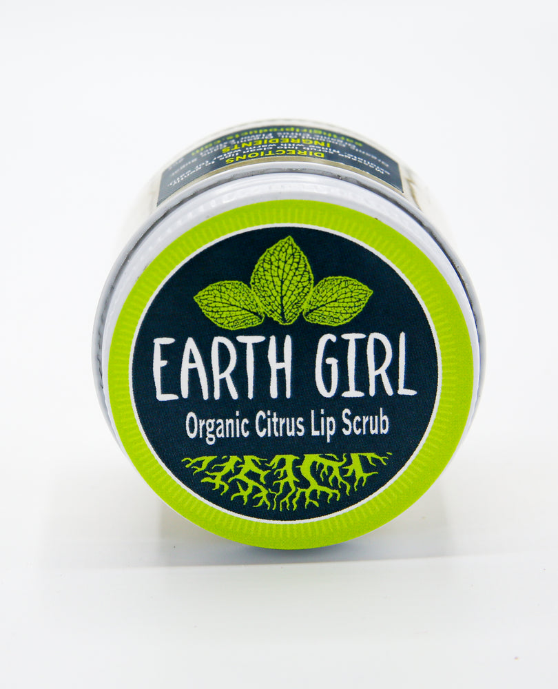 Organic Citrus Lip Scrub --- A Zesty Treat for Your Lips